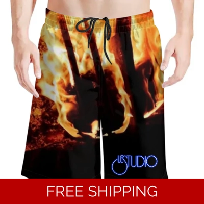 Le Studio F1 Beach Shorts